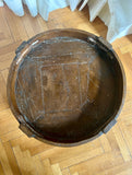 AFRICAN ROUND LOW COFFEE TABLE