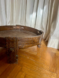 AFRICAN ROUND LOW COFFEE TABLE