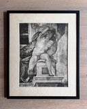 SET OF TWO VINTAGE PHOTOS OF SISTINE CHAPEL PAINTINGS