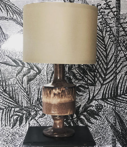 MID CENTURY MODERN SCANDINAVIAN CERAMIC TABLE LAMP